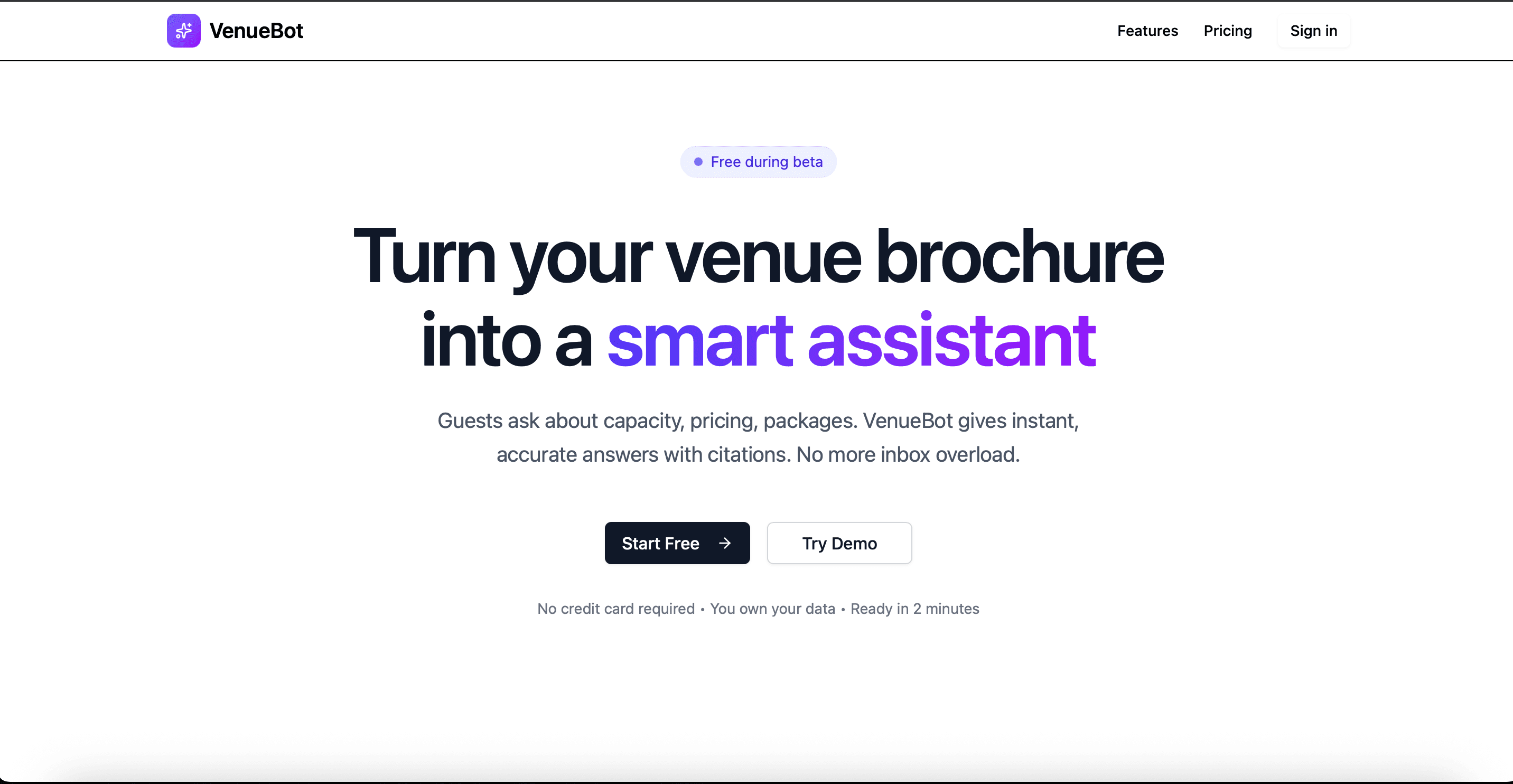 🏛 Venue Bot